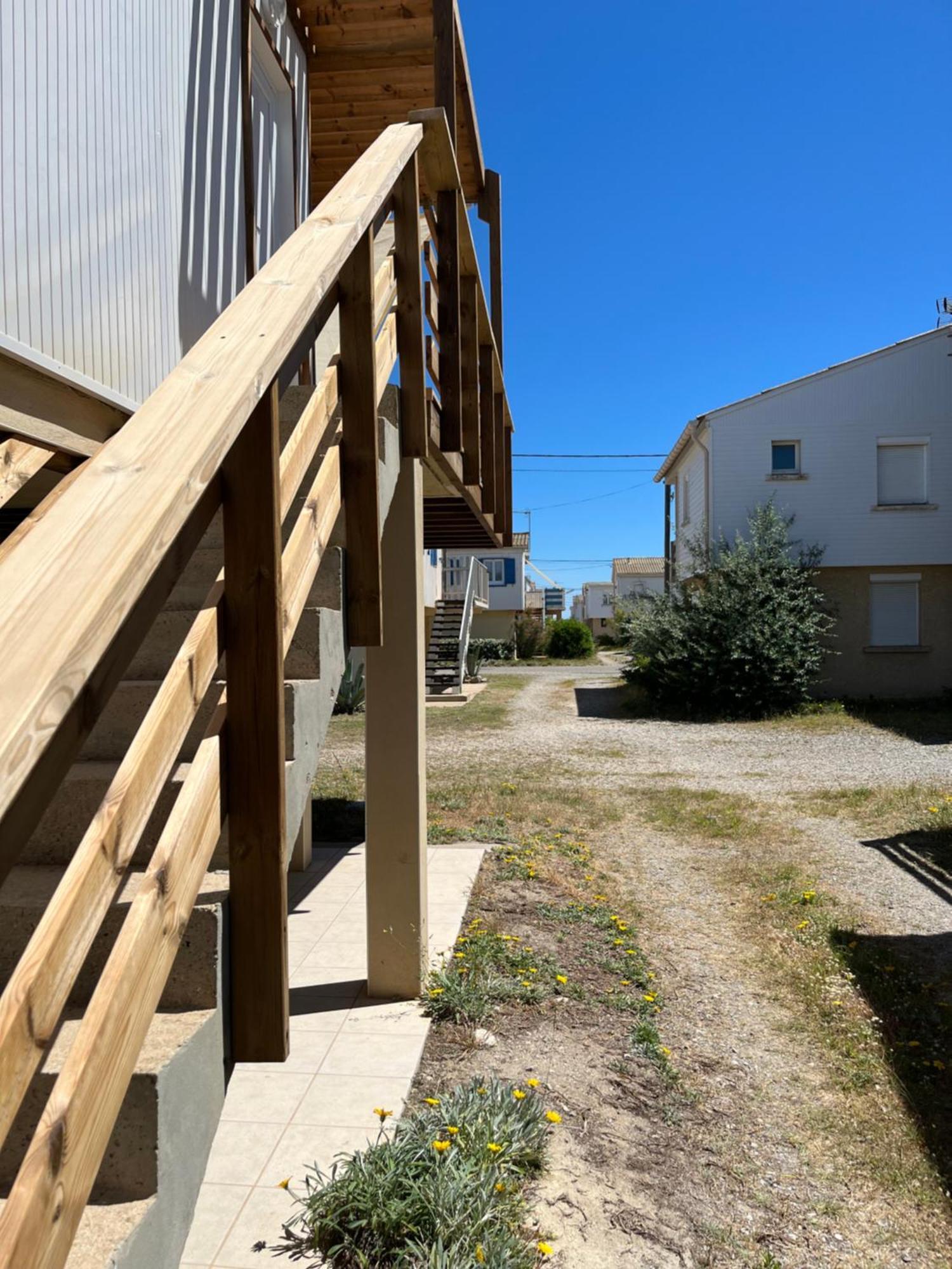 Maison Chalet 200 M De La Plage Climatisation Et Wifi Gruissan Exterior foto